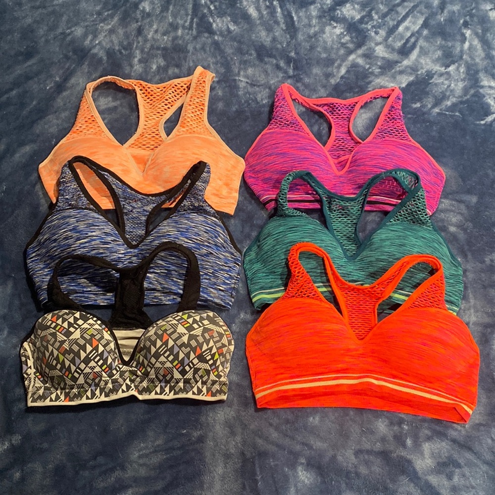 PINK lounge bras/sport bras